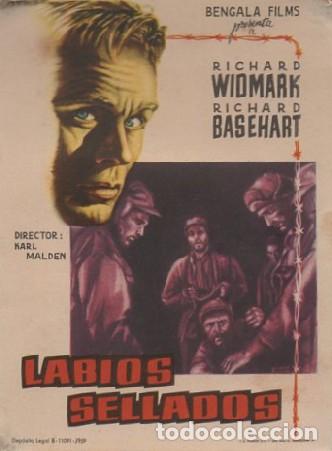 Cine: PROGRAMA DE CINE: LABIOS SELLADOS PC-7823 - Foto 1