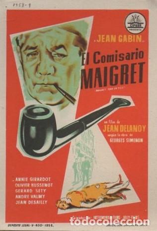 Cine: PROGRAMA DE CINE: EL COMISARIO MAIGRET PC-7826 - Foto 1