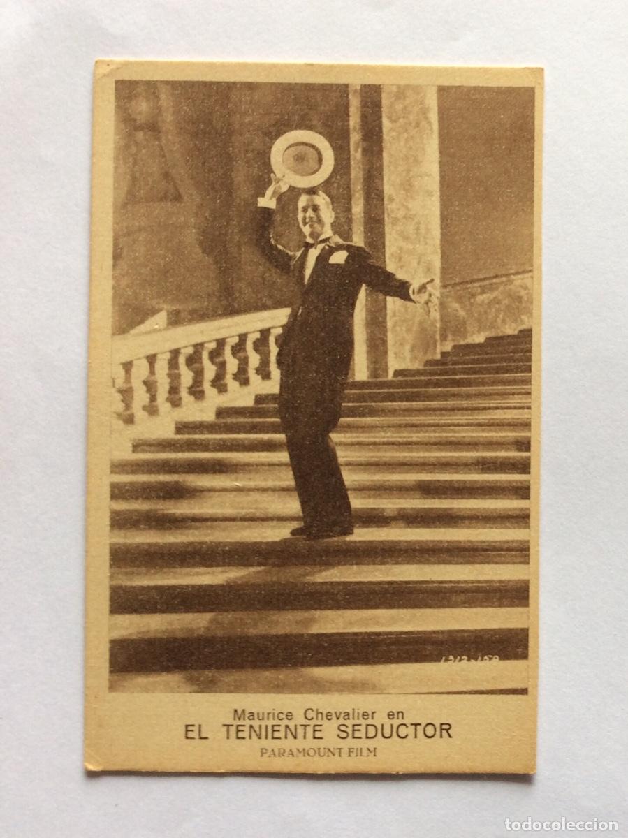 Cine: PROGRAMA TARJETA SIN CINE IMPRESO PARAMOUNT EL TENIENTE SEDUCTOR MAURICE CHEVALIER - Foto 1