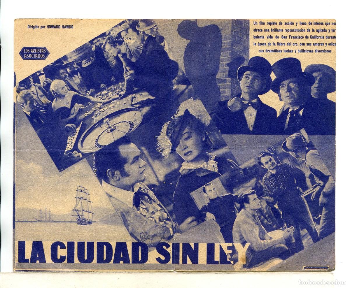 Cine: LA CIUDAD SIN LEY, con Joel McCrea. - Foto 2