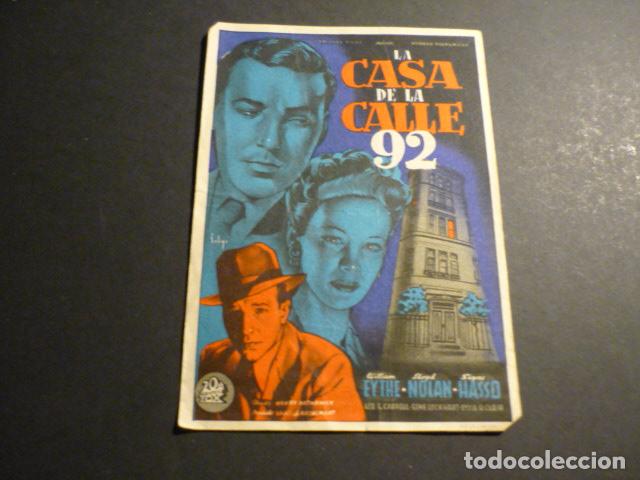 Cine: LA CASA DE LA CALLE 92 PROGRAMA DE CINE SIN PUBLICIDAD - Foto 1
