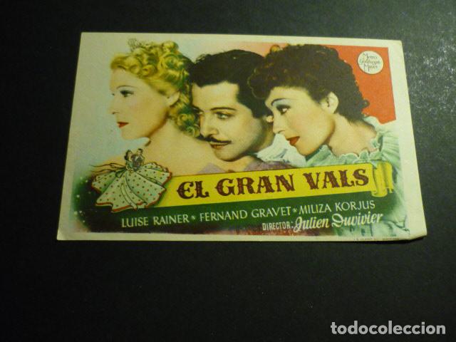 Cine: EL GRAN VALS PROGRAMA DE CINE SIN PUBLICIDAD - Foto 1