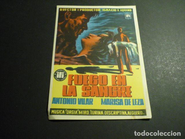 Cine: FUEGO EN LA SANGRE PROGRAMA DE CINE SIN PUBLICIDAD - Foto 1