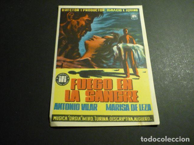 Cine: FUEGO EN LA SANGRE PROGRAMA DE CINE SIN PUBLICIDAD - Foto 1
