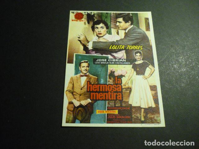 Cine: LA HERMOSA MENTIRA PROGRAMA DE CINE SIN PUBLICIDAD - Foto 1