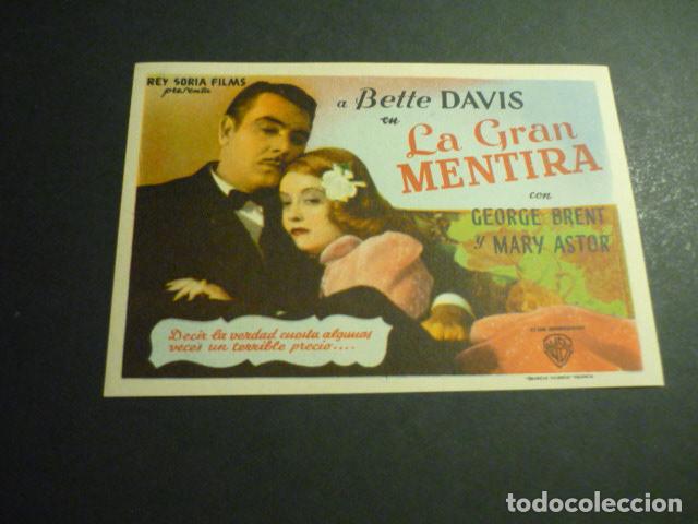 Cine: LA GRAN MENTIRA PROGRAMA DE CINE SIN PUBLICIDAD - Foto 1
