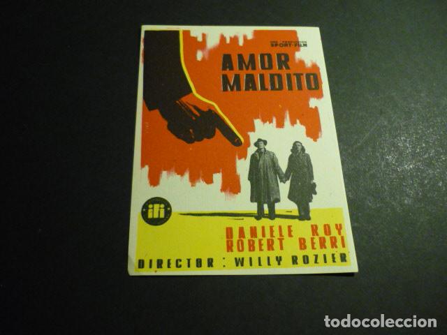 Cine: AMOR MALDITO PROGRAMA DE CINE SIN PUBLICIDAD - Foto 1