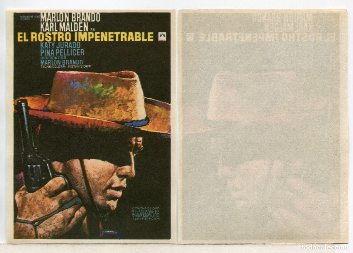 Cine: EL ROSTRO IMPENETRABLE, con Marlon Brando. - Foto 1