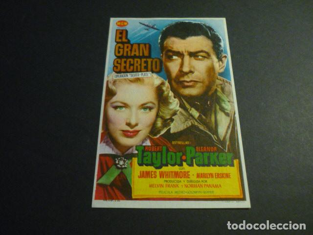  Foglietti di film di film antichi di cinema: EL GRAN SECRETO PROGRAMA DE CINE CON PUBLICIDAD CINE LA CALANDRIA MASNOU