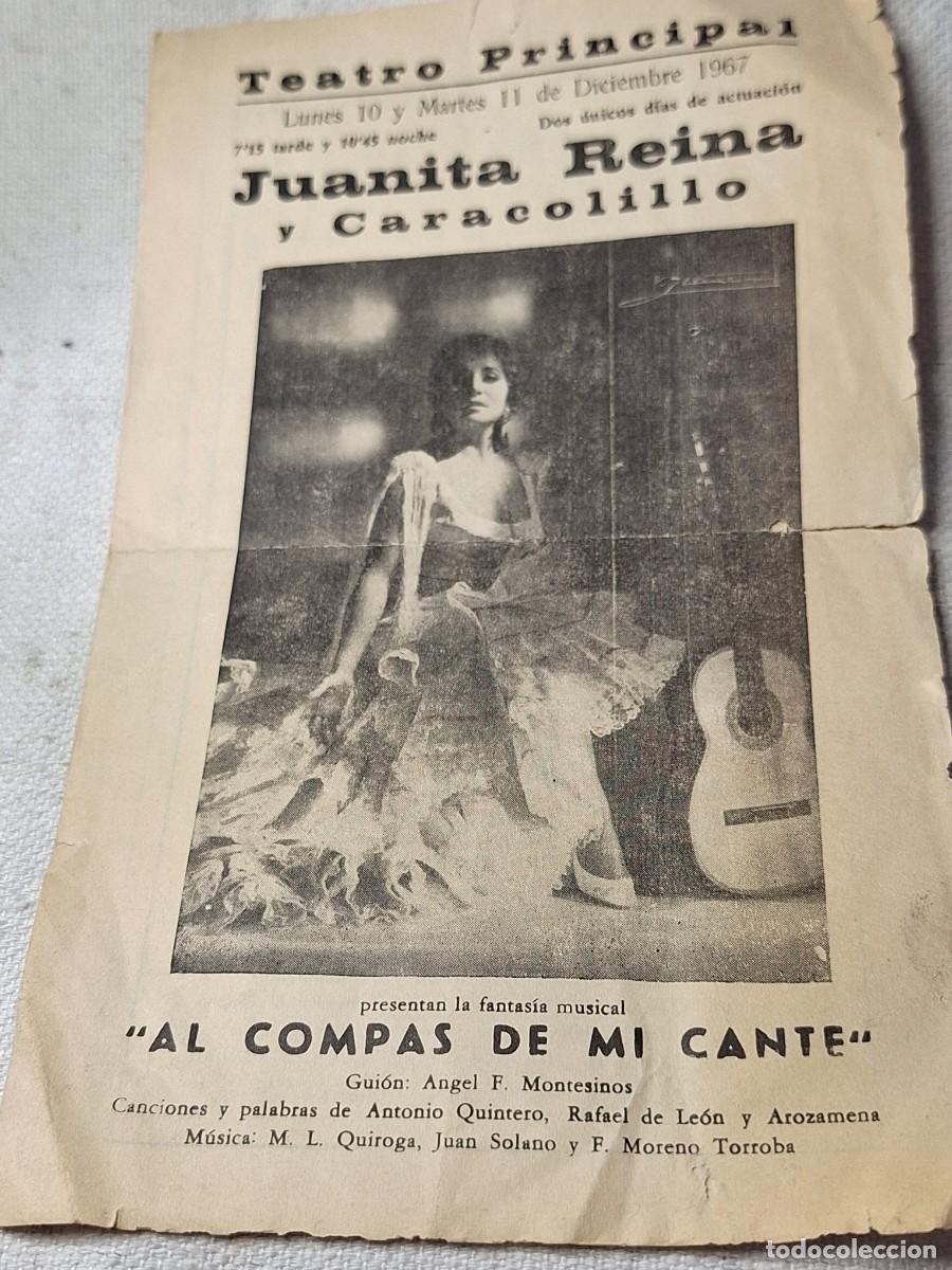 Cine: Juanita Reina. Antiguo programa. - Foto 1