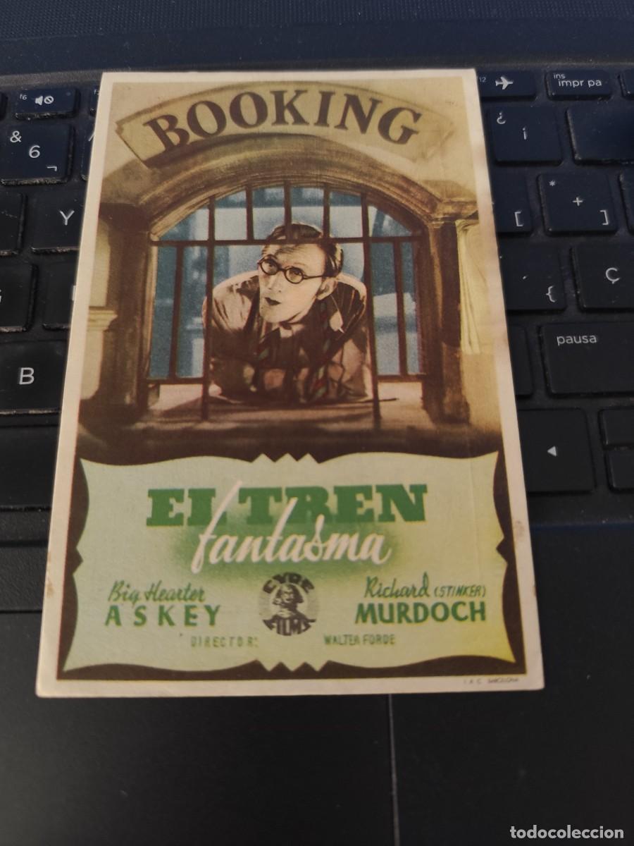  Flyers Publicitaires de films Anciens: El tren fantasma con publicidad Atl&aacute;ntidas Fims Las Palmas