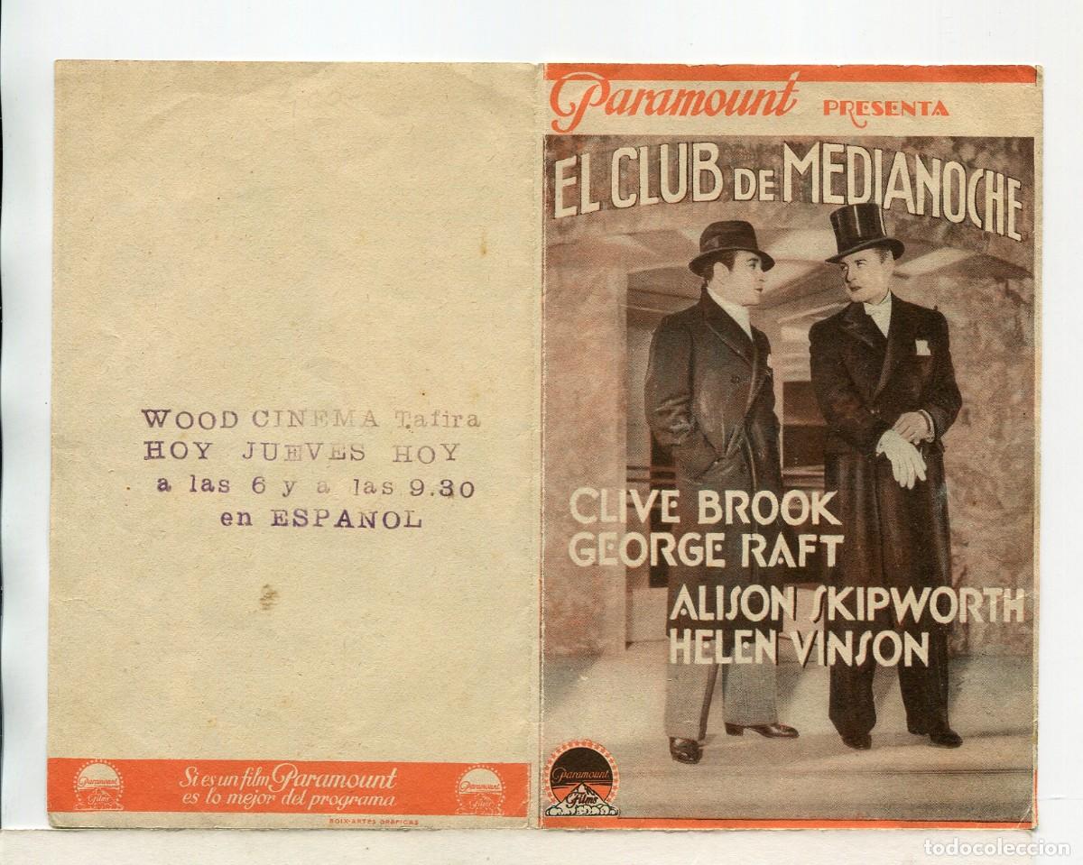Cine: EL CLUB DE MEDIANOCHE, con Clive Brook.