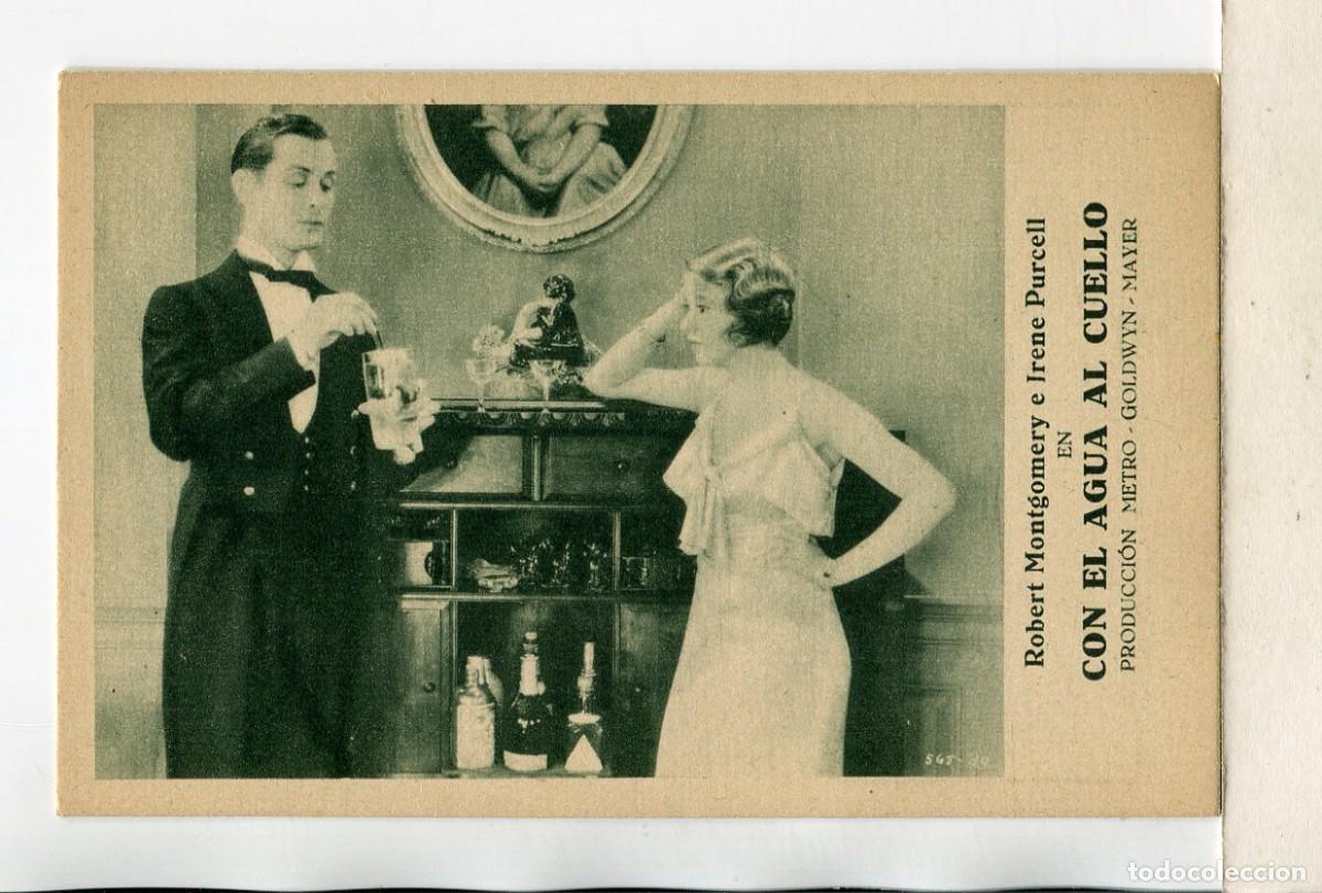 Cine: CON EL AGUA AL CUELLO, con Robert Montgomery.