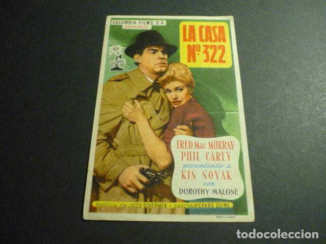 Kino: LA CASA N&ordm; 322 PROGRAMA DE CINE CON PUBLICIDAD CINES PATIO FANTASO Y ALCAZAR SOLLER MALLORCA