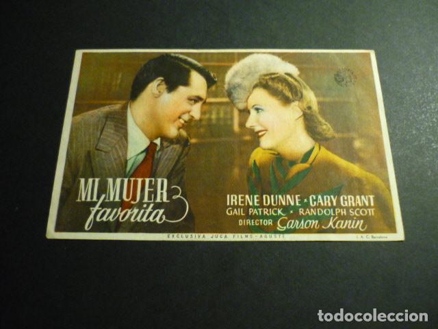 Cine: MI MUJER FAVORITA PROGRAMA DE CINE CON PUBLICIDAD TEATRO CERVANTES VALDEPE&Ntilde;AS CIUDAD REAL