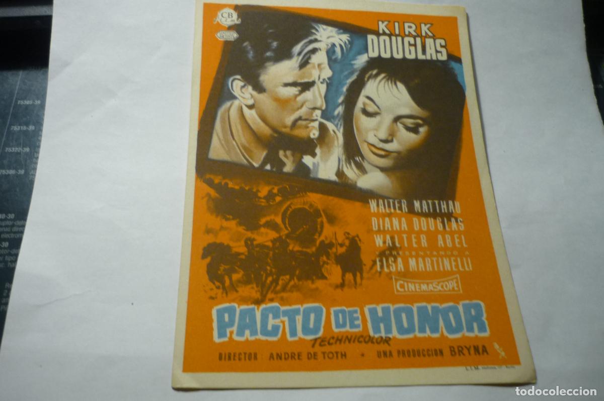 Cine: programa pacto de honor -kirk douglas - Foto 1