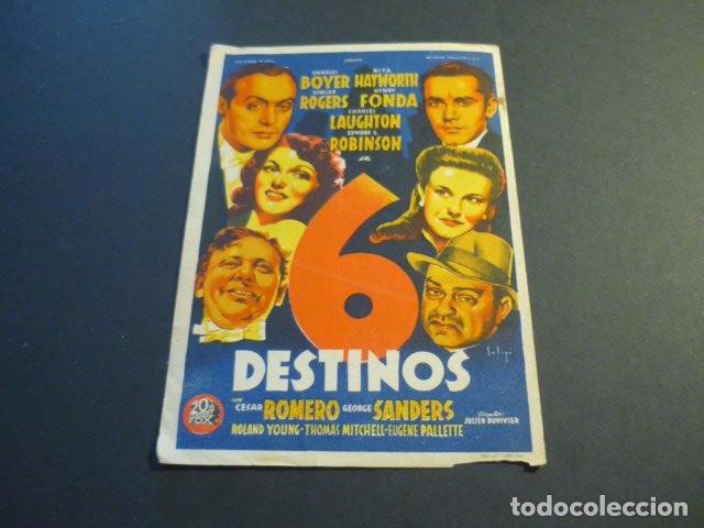 Cine: 6 DESTINOS PROGRAMA DE CINE SIN PUBLICIDAD - Foto 1
