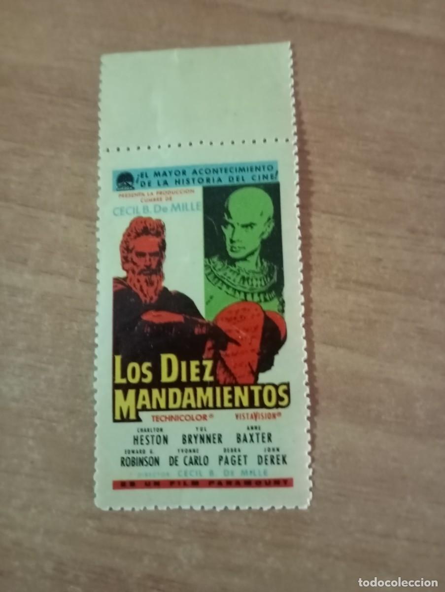 Cine: AL2.PROGRAMA DE CIENE --LOS 10 MANDAMIENTOS (es sello) - Foto 1