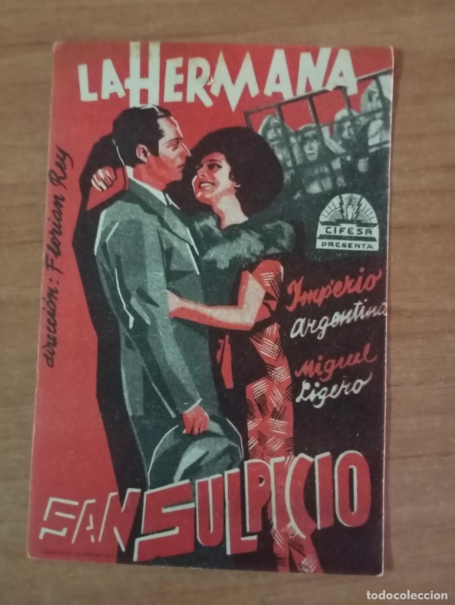 Cine: AL2.PROGRAMA DE CIENE ---LA HERMANA SAN SUPLICIO ct - Foto 1