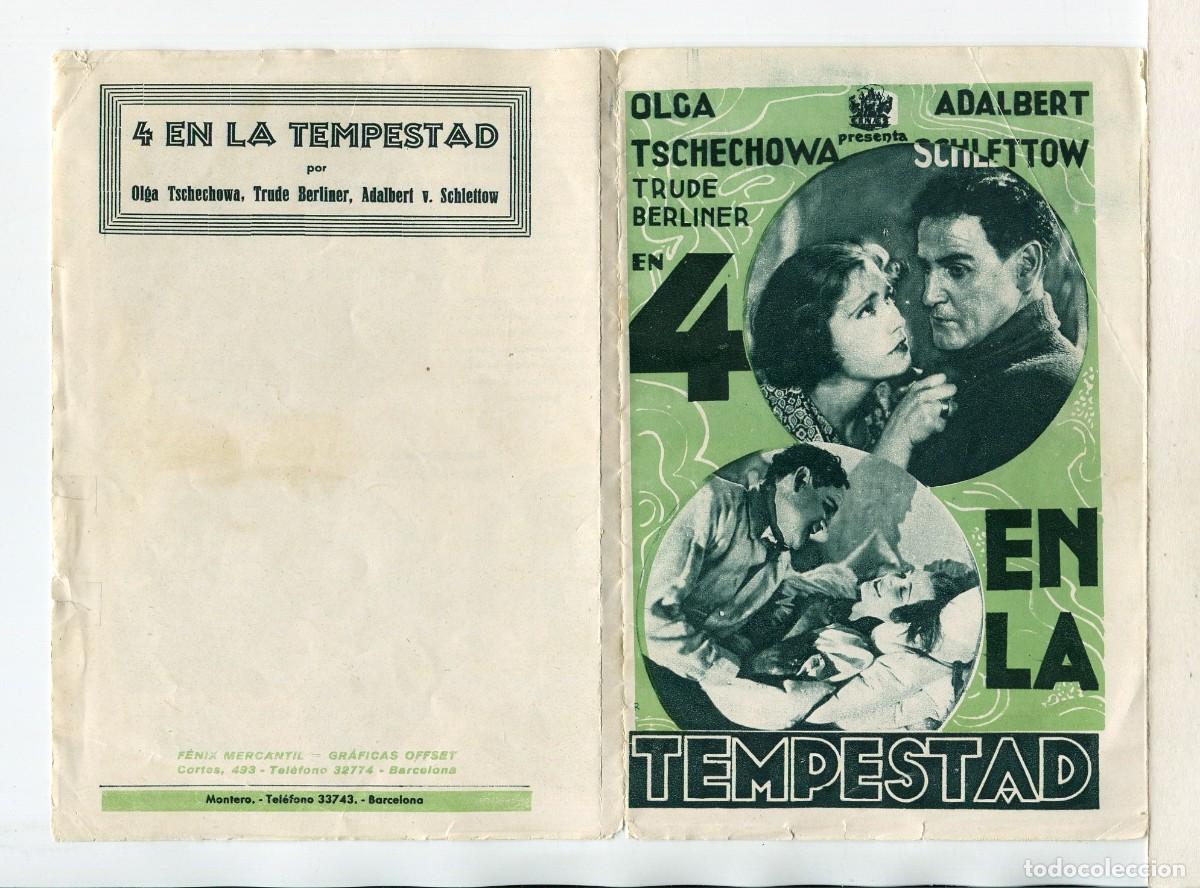 Kino: 4 EN LA TEMPESTAD, con Olga Tschechowa.