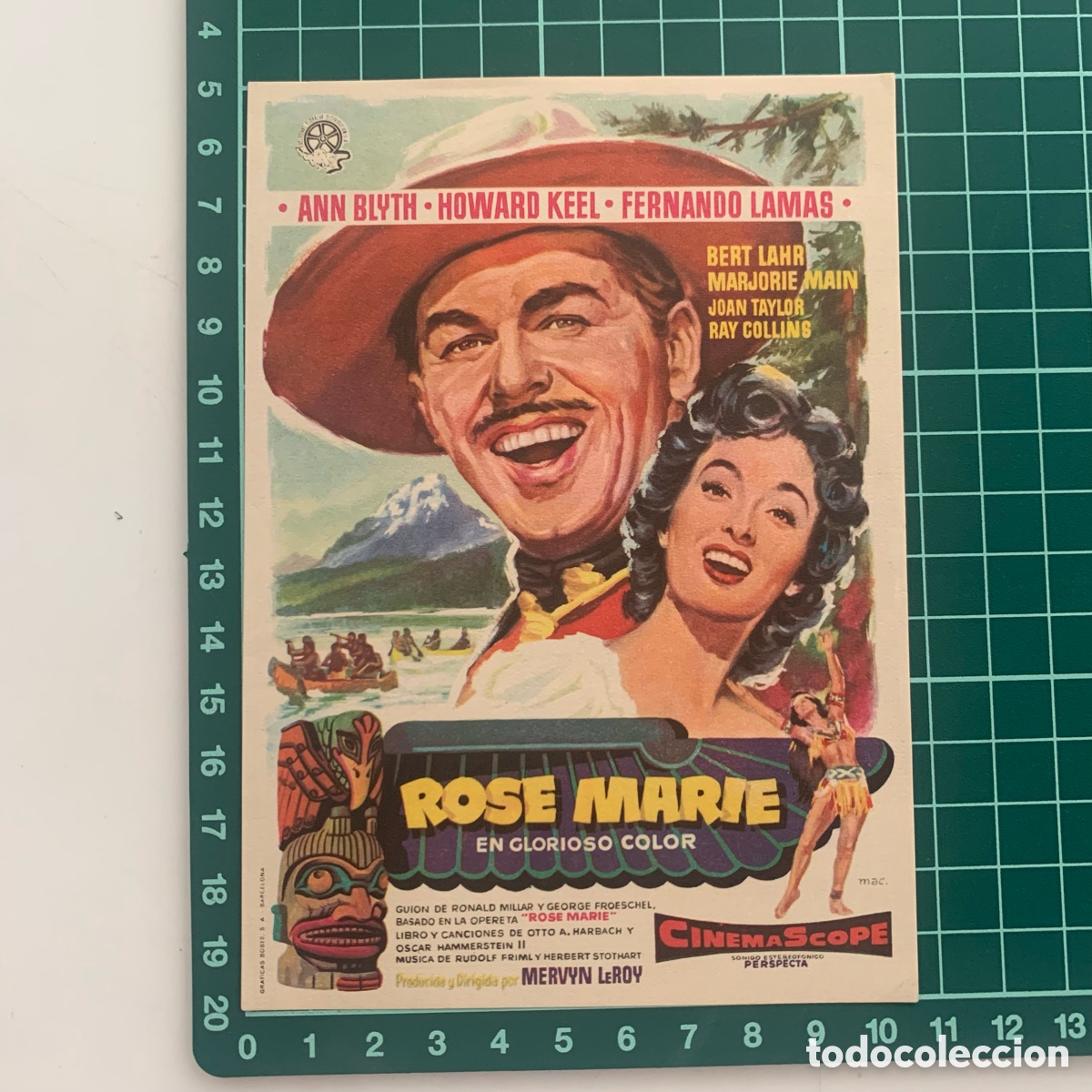 Cine: Programa Folleto de mano cine pelicula rose marie - Foto 1