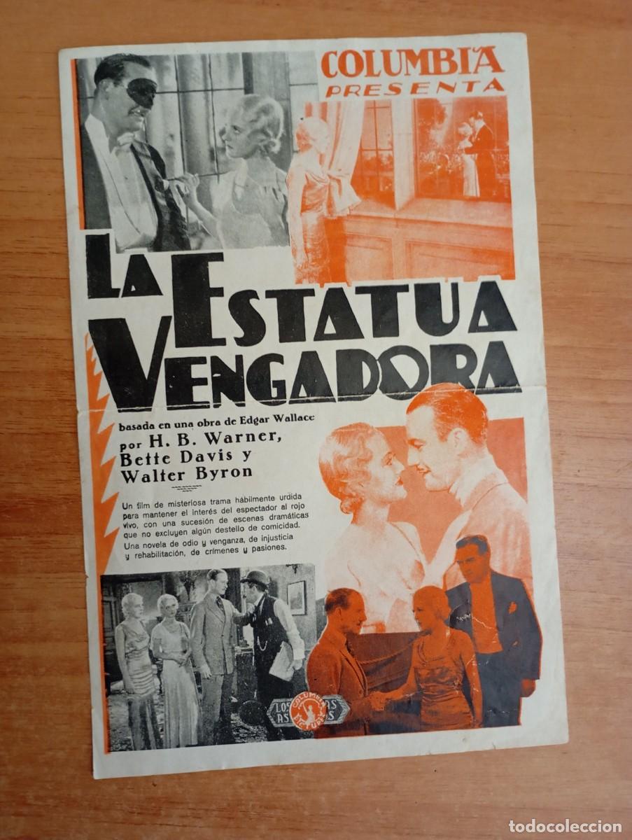 Cine: AL2.PROGRAMA DE CIENE -- LA ESTATUA VENGADORA - Foto 1