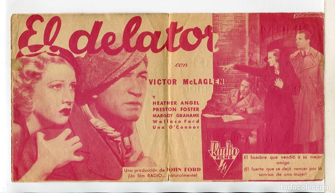 Cine: EL DELATOR, con Victor McLaglen