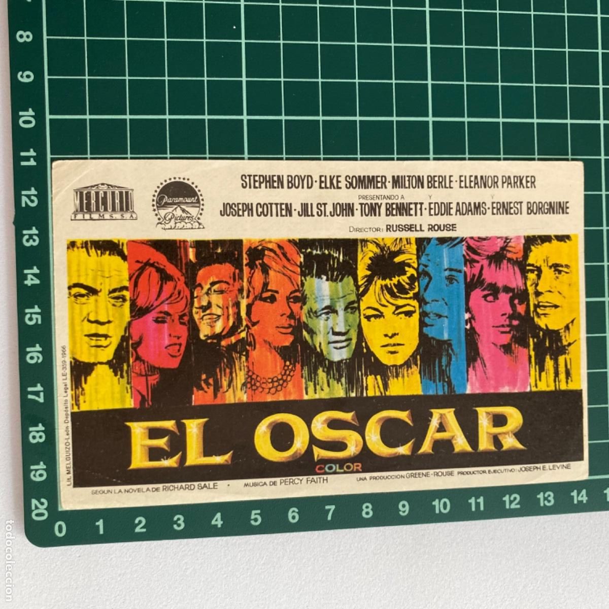 Cine: Programa Folleto de mano cine pelicula El oscar