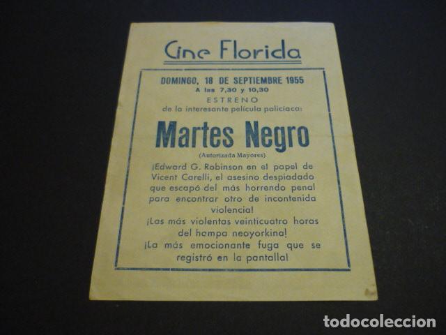 Cine: MARTES NEGRO PROGRAMA DE CINE CON PUBLICIDAD CINE FLORIDA - Foto 2