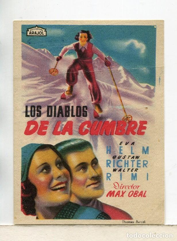 Cine: LOS DIABLOS DE LA CUMBRE, con Eva Helm.