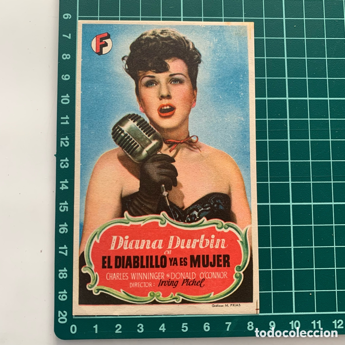 Cine: Programa Folleto de mano cine pelicula el diablillo ya es mujer - Foto 1