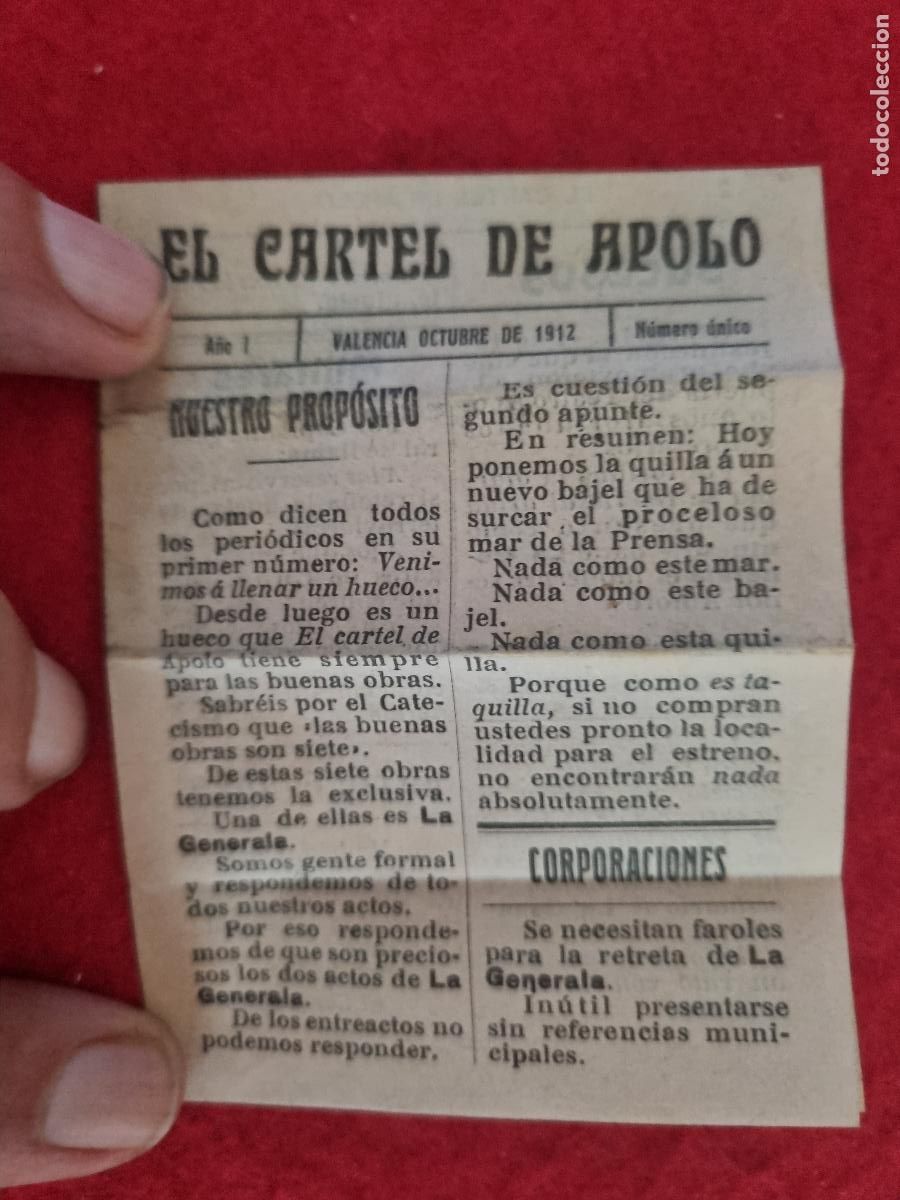 Cine: PROGRAMA CINE EL CARTEL DE APOLO LA GENERALA TROQUELADO ORIGINAL S1 - Foto 4