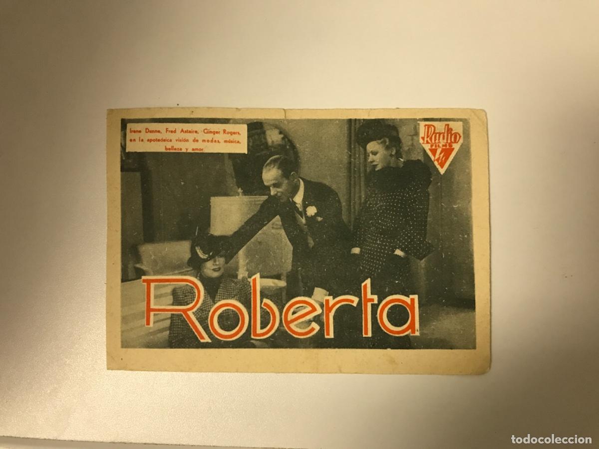 Cine: Programa de cine folleto de mano pel&iacute;cula Roberta - Foto 1
