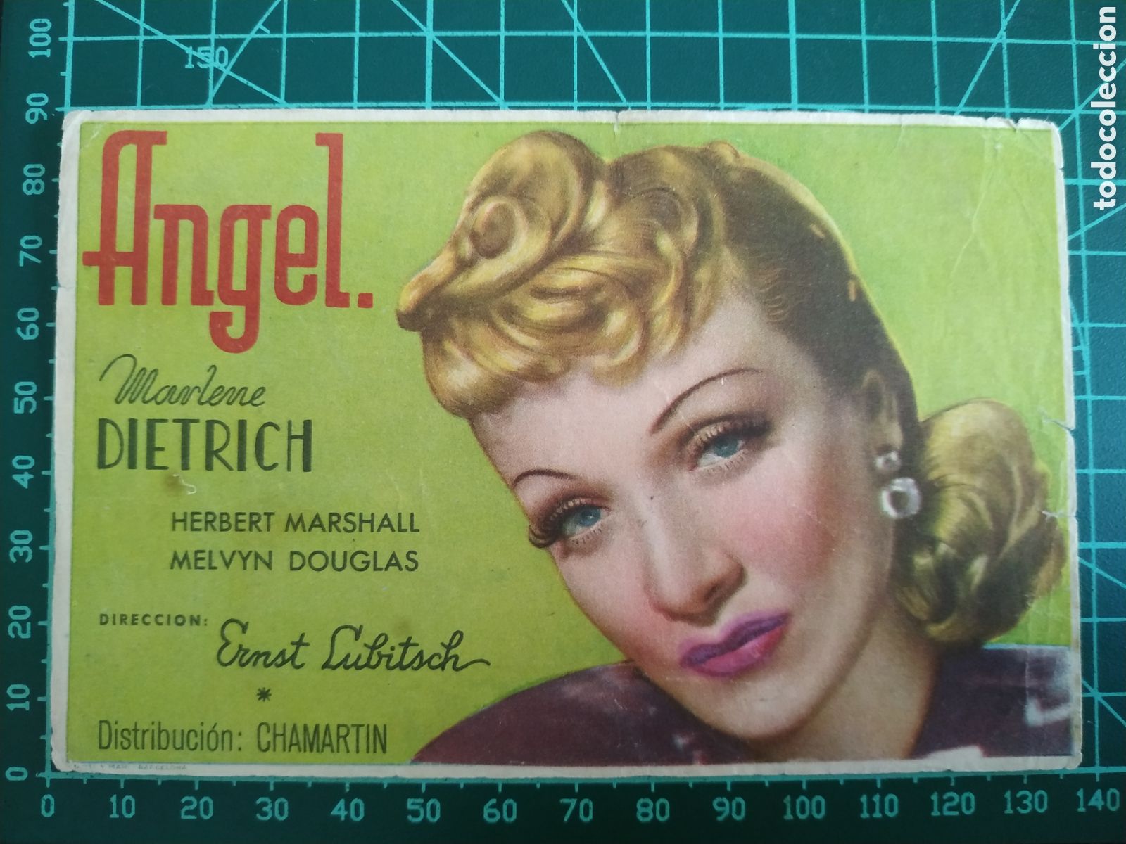 Cine: ANGEL - MARLENE DIETRICH CON HERBERT MARSHALL - PROGRAMA DE CINE DE MANO ORIGINAL - PCM - Foto 1