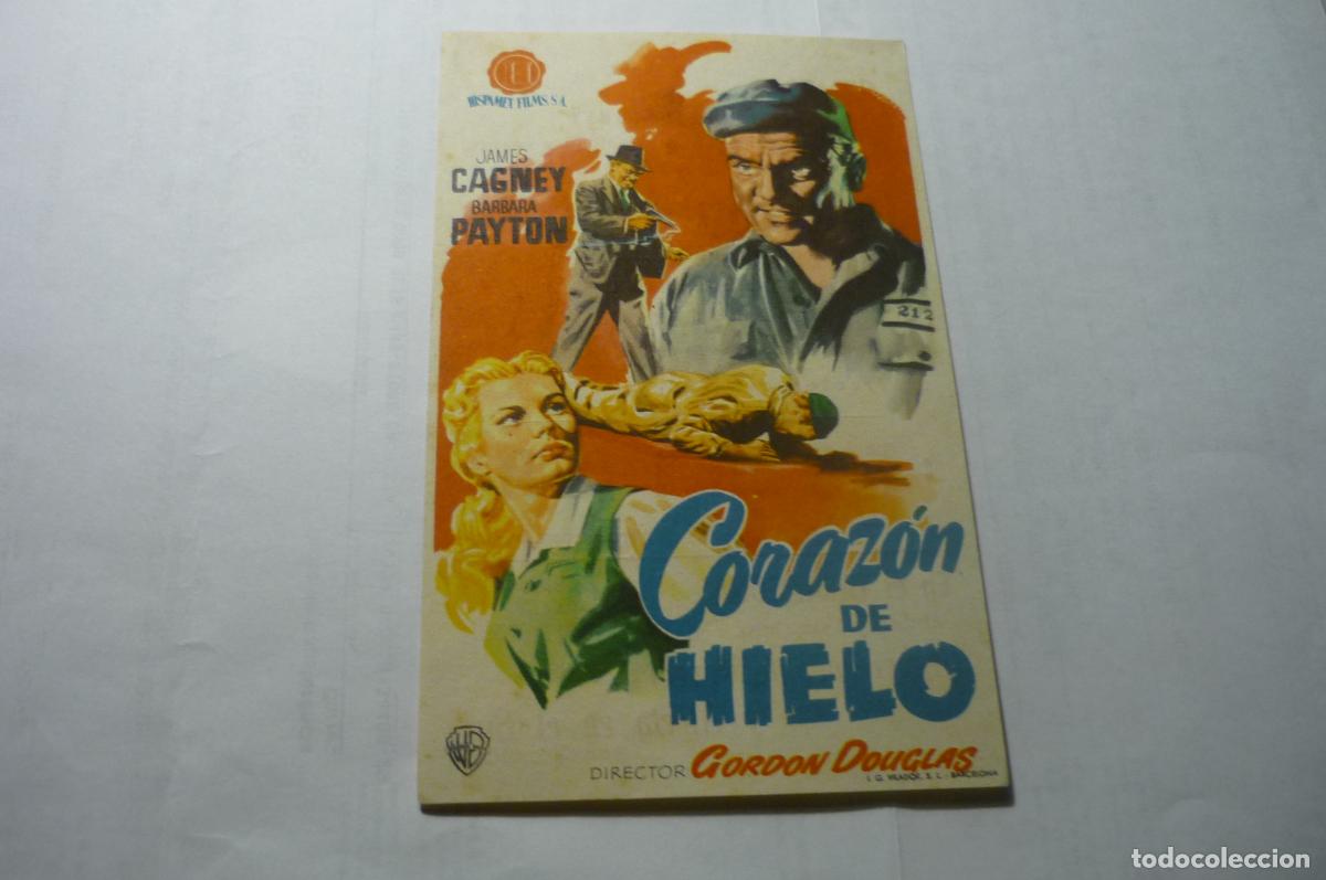 Cine: programa corazon de hielo-james cagney publicidad