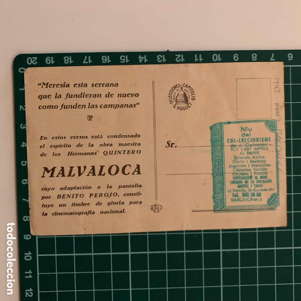 Cine: Programa de cine folleto de mano pel&iacute;cula malvaloca 1926 - Foto 2