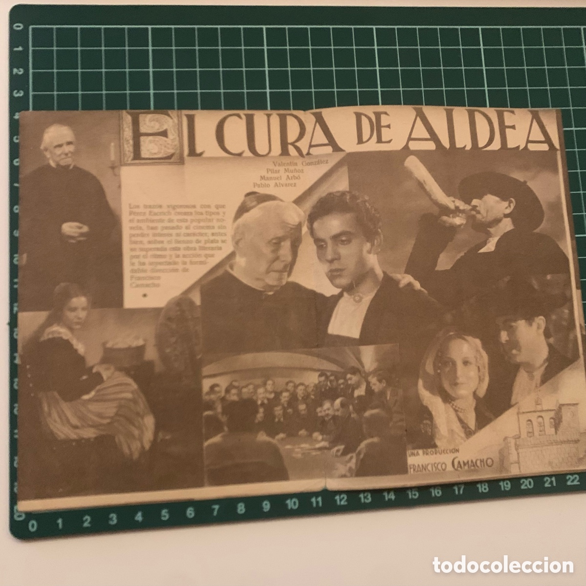 Cine: Programa de cine folleto de mano pelicula el cura de aldea - Foto 2