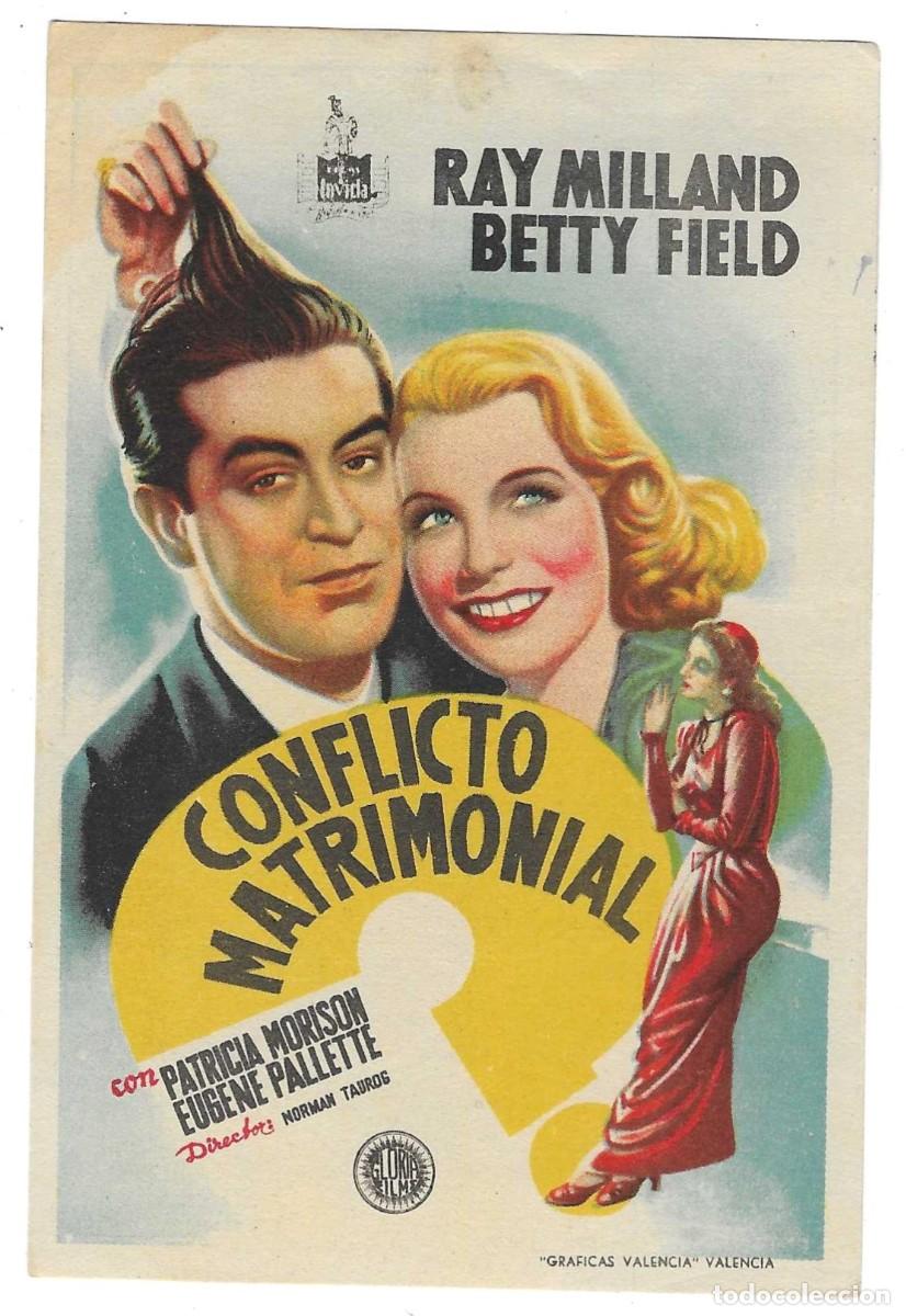 Cine: Programa Cine. Conflicto Matrimonial. Ray Milland. 19-1910 - Foto 1