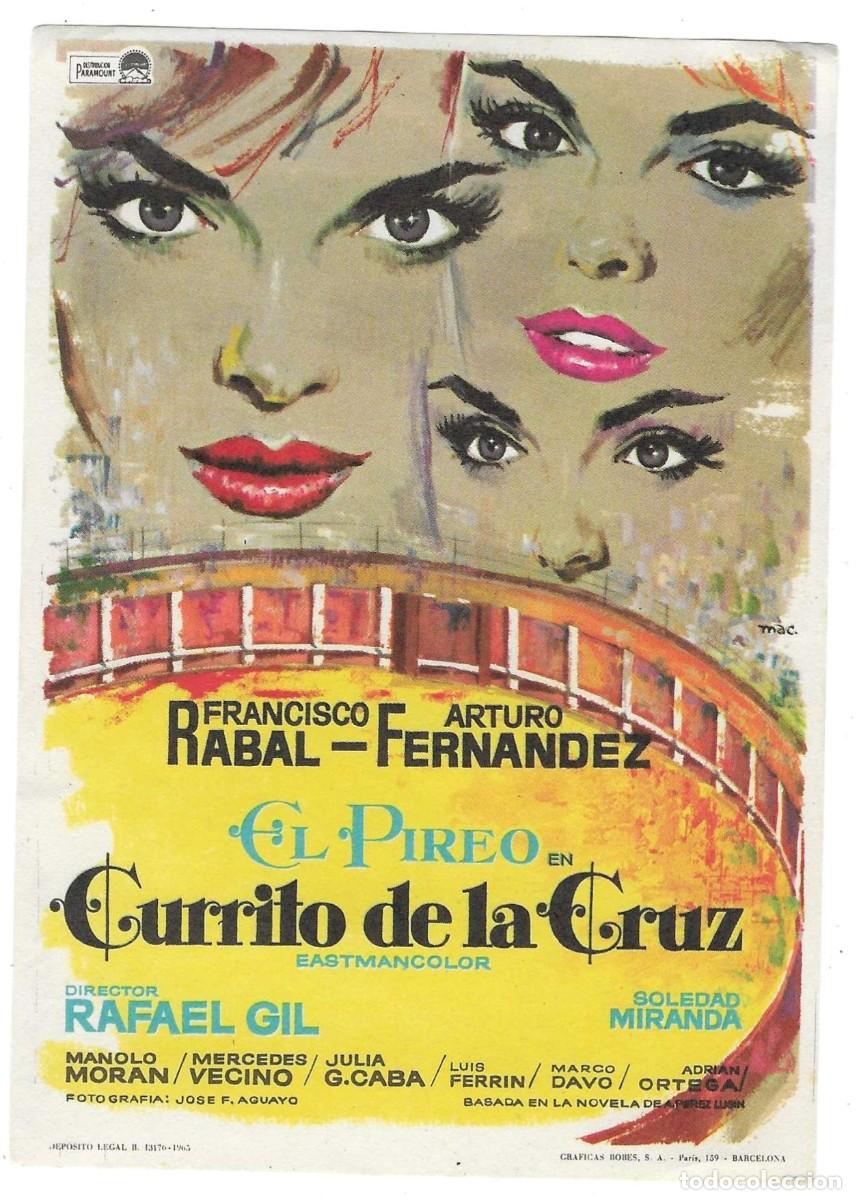 Cine: Programa Cine. Currito de la Cruz. El Pireo. 19-1917 - Foto 1