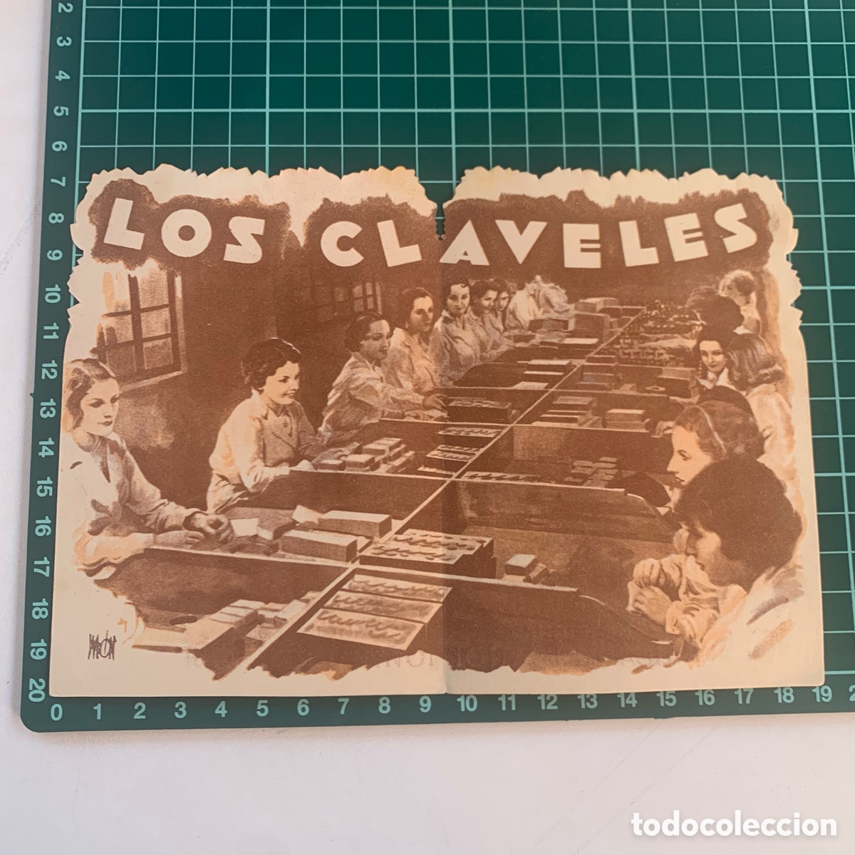 Cine: Programa de cine folleto de mano pelicula los claveles capitol - Foto 2