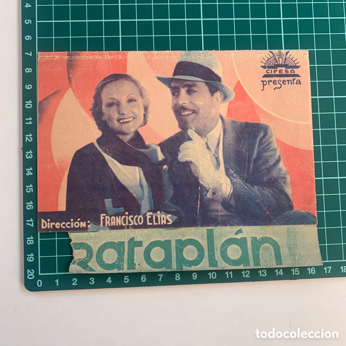 Cine: Programa de cine folleto de mano pelicula rataplan 1936 capitol - Foto 1