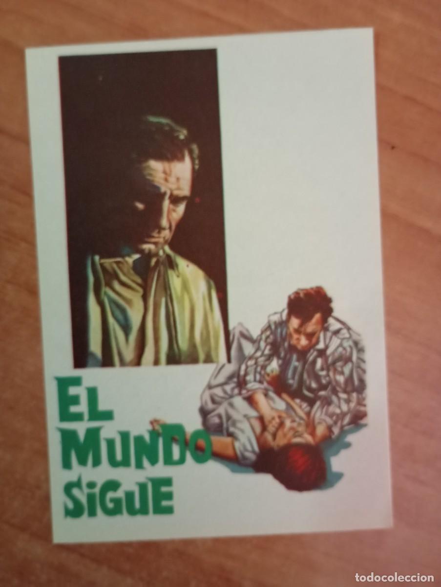  Flyers Publicitaires de films Anciens: verde3-.PROGRAMA DE CINE - - EL MUNDO SIGUE (sin actores)