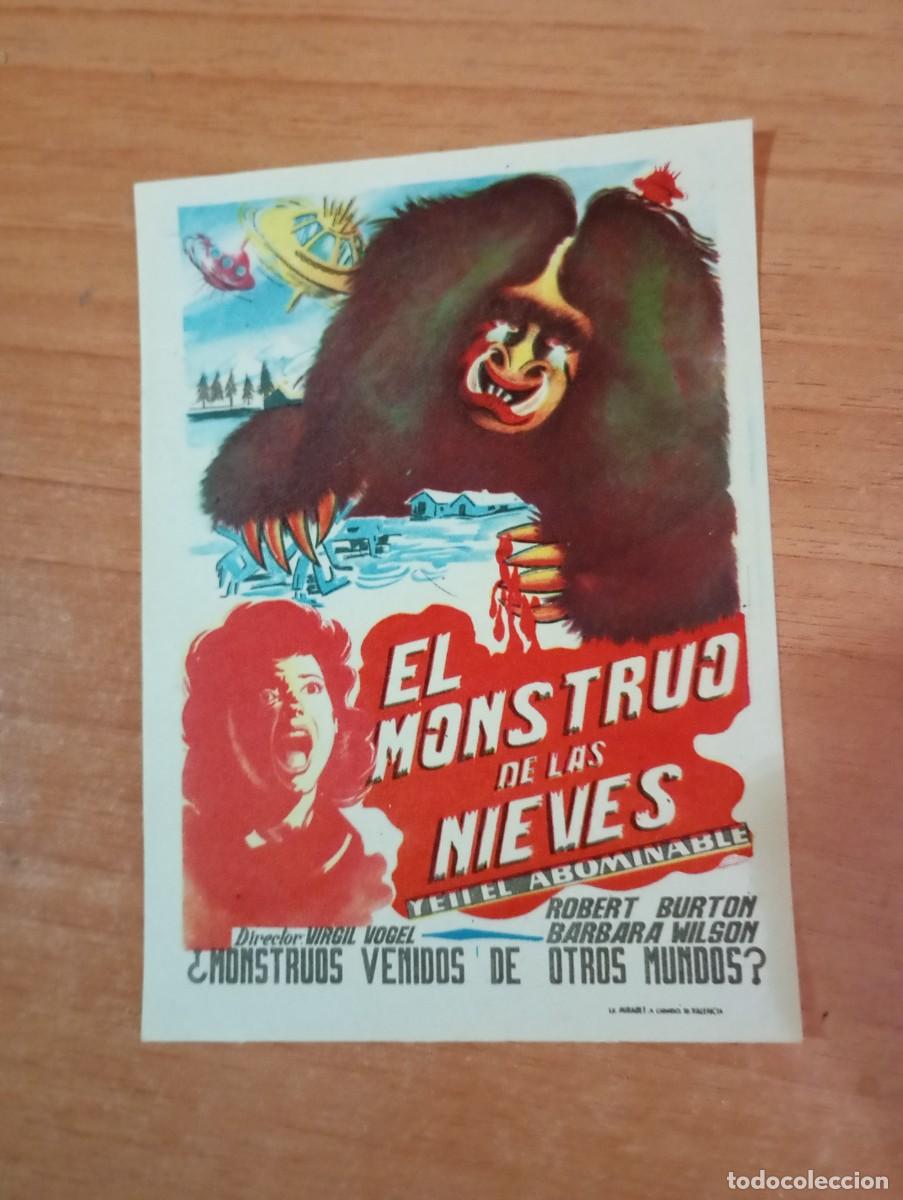 Cine: verde3.PROGRAMA DE CINE --- EL MONSTRUO DE LAS NIEVES - Foto 1