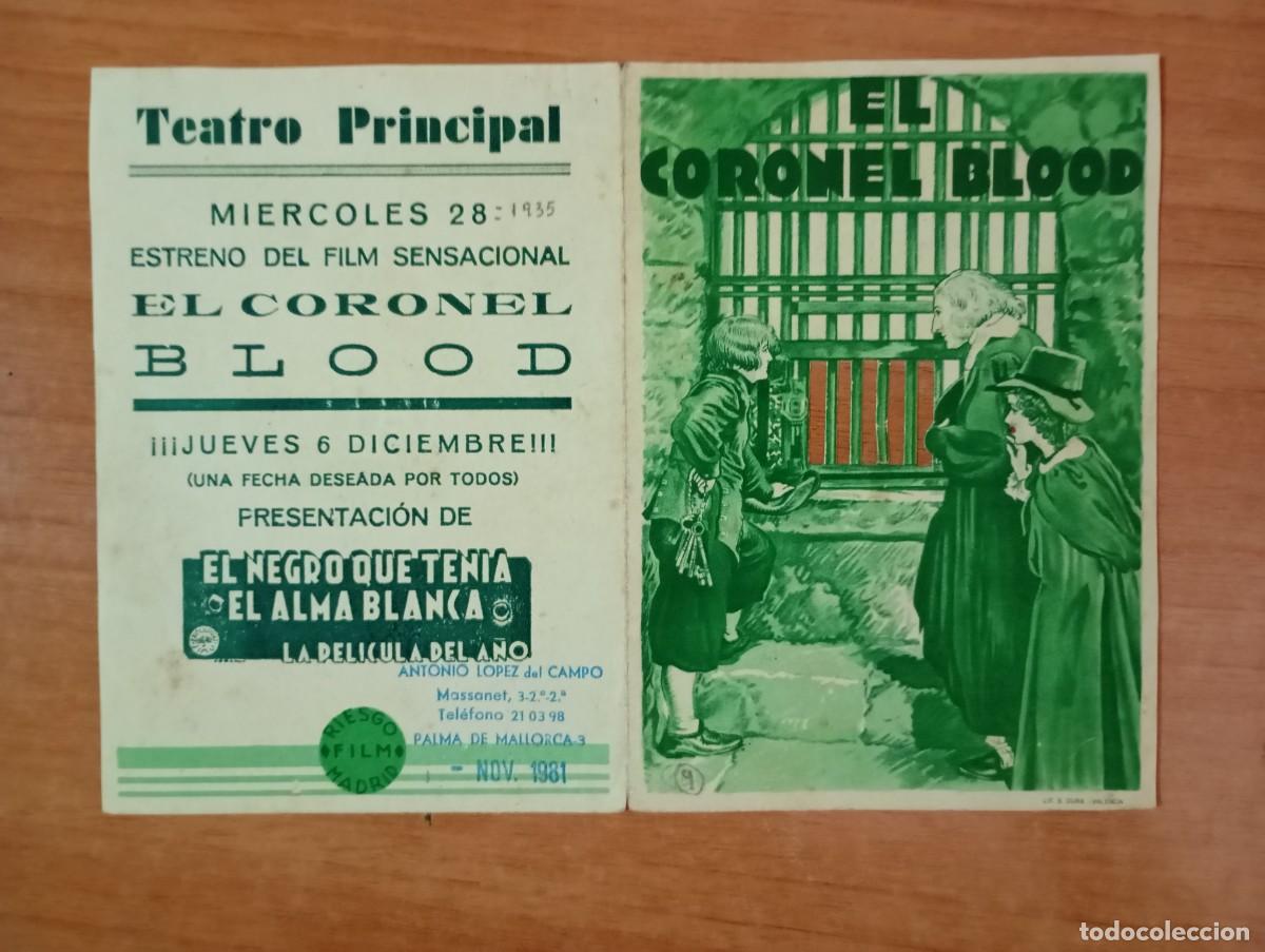 Cine: TURQ-.PROGRAMA DE CINE --- EL CORONEL BLOOD ct - Foto 1