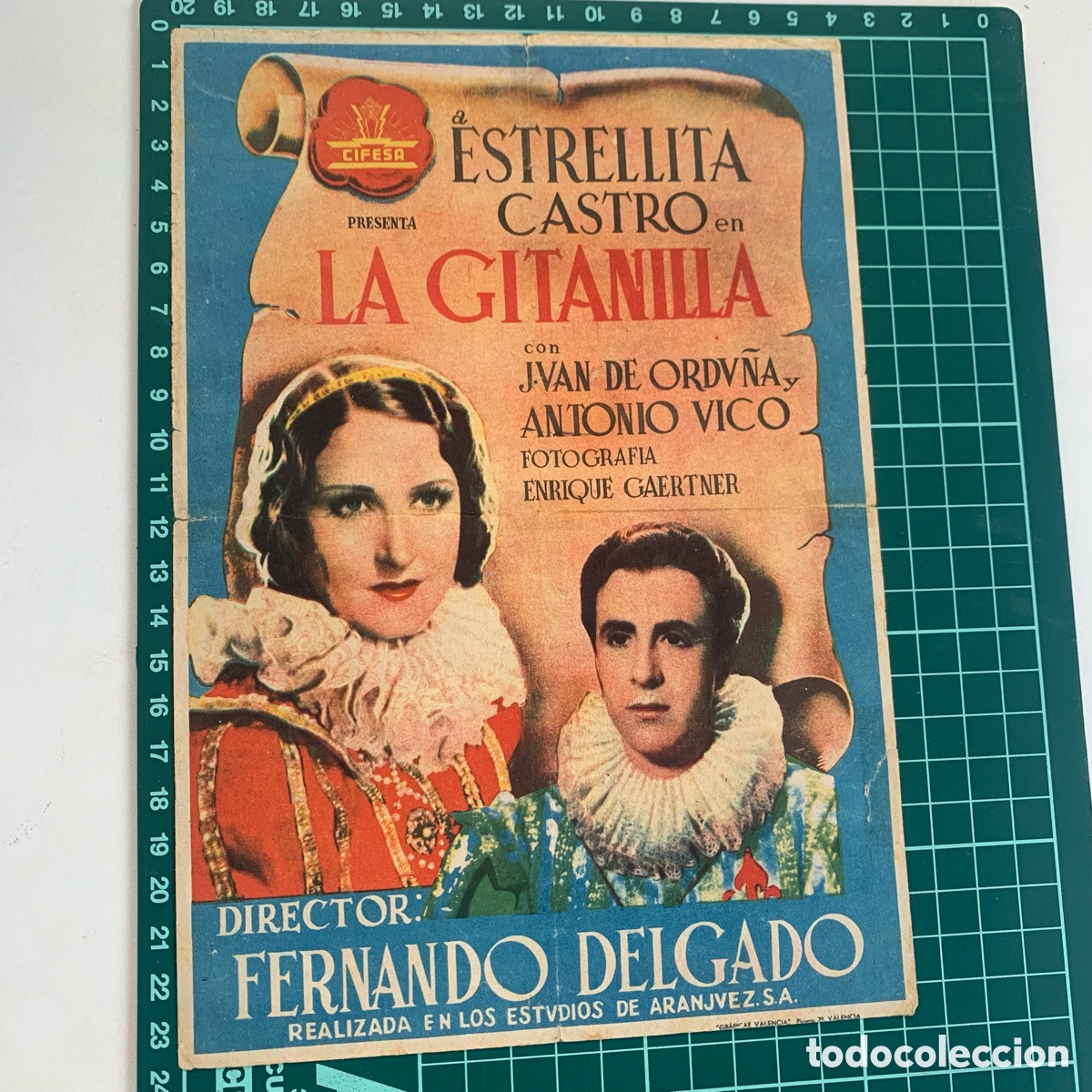 Cine: Programa de cine folleto de mano pelicula la gitanilla - Foto 1