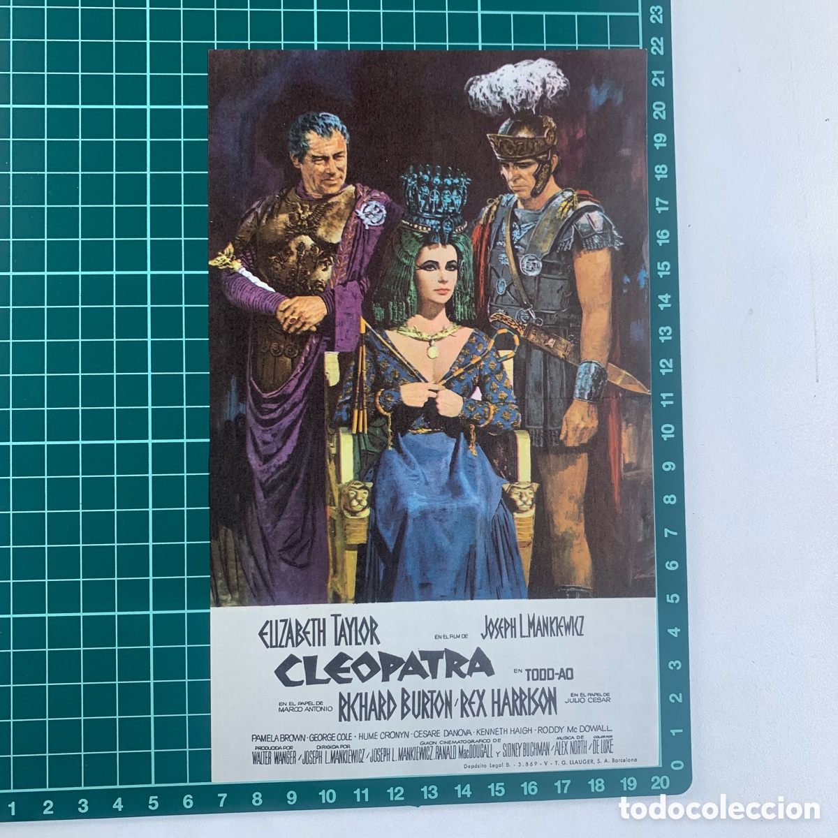 Cine: Programa de cine folleto de mano pelicula cleopatra - Foto 1