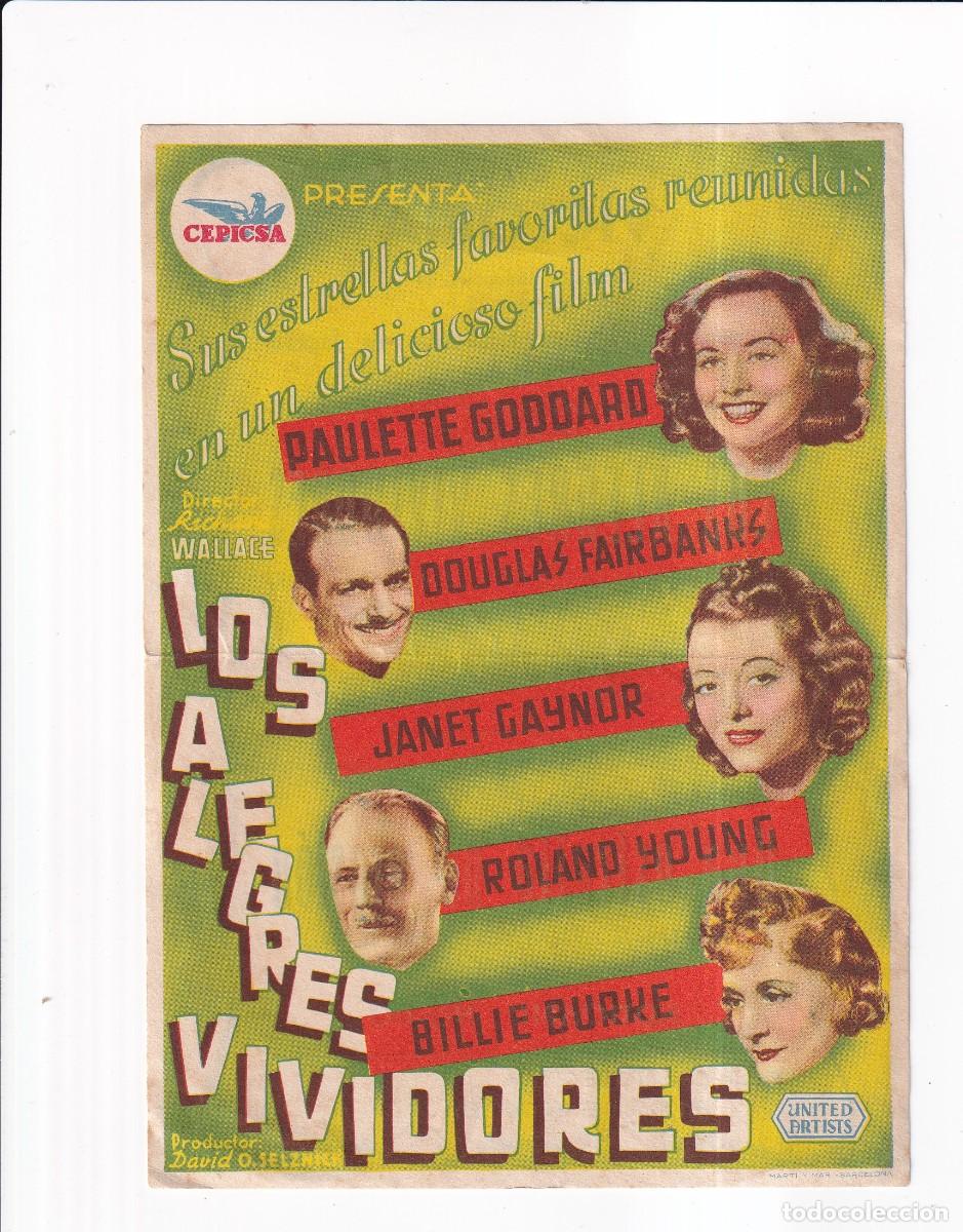 Cine: LOS ALEGRES VIVIDORES: PAULETTE GODDARD - Foto 1