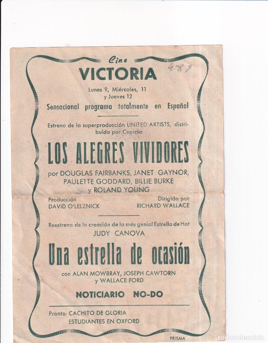 Cine: LOS ALEGRES VIVIDORES: PAULETTE GODDARD - Foto 2