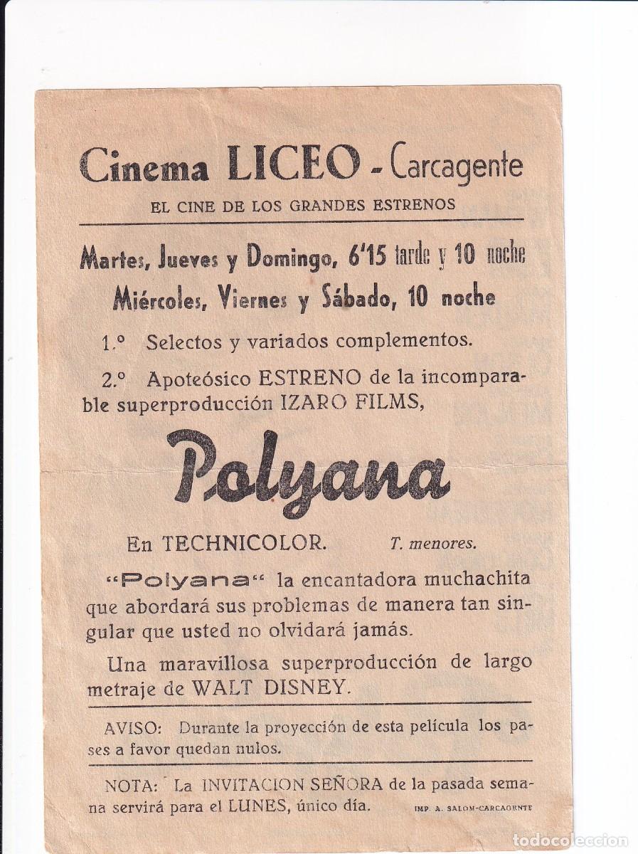 Cine: POLYANA : JANE WYMAN - Foto 2