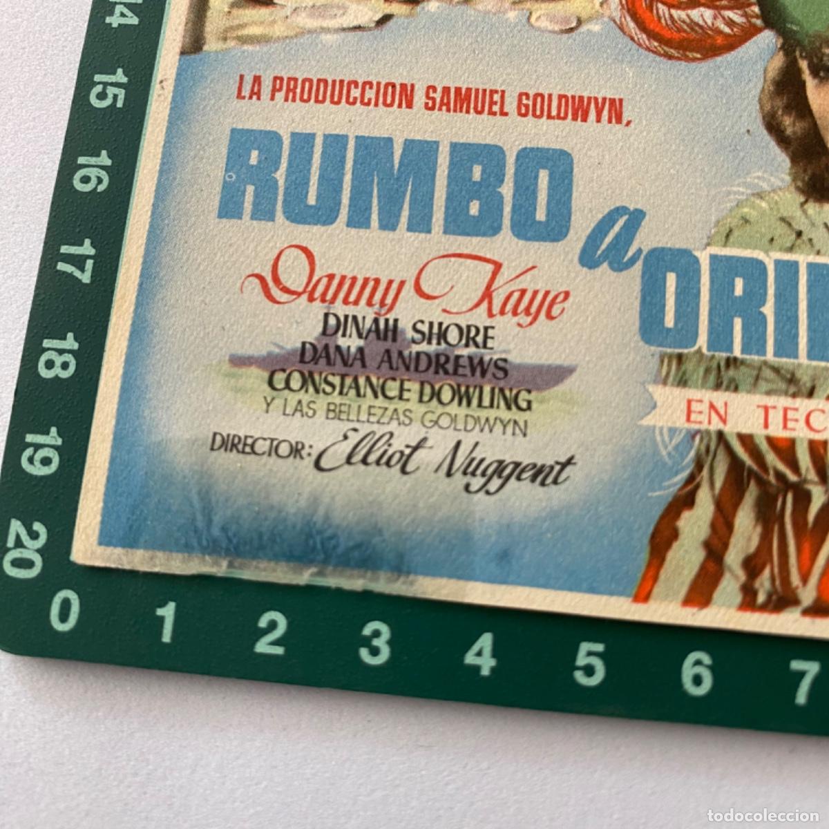 Cine: Programa de cine folleto de mano pelicula Rumbo a oriente - Foto 2